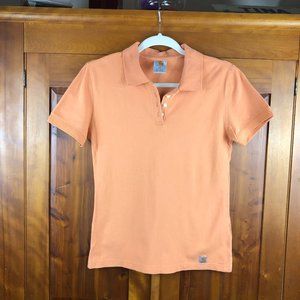 Carhartt Coastal Preppy Burnt Orange Classic Polo T-Shirt Gorpcore
